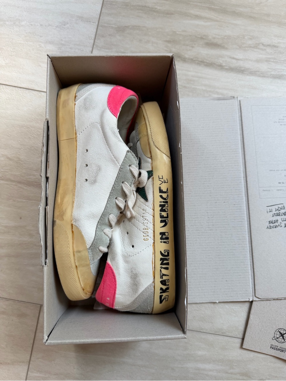 Golden Goose Super-Star Penstar Suede Low-top Women’s Sneakers size 38 - Picture 11 of 11